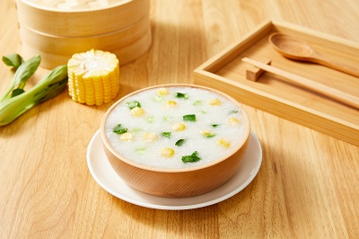 玉米青菜粥